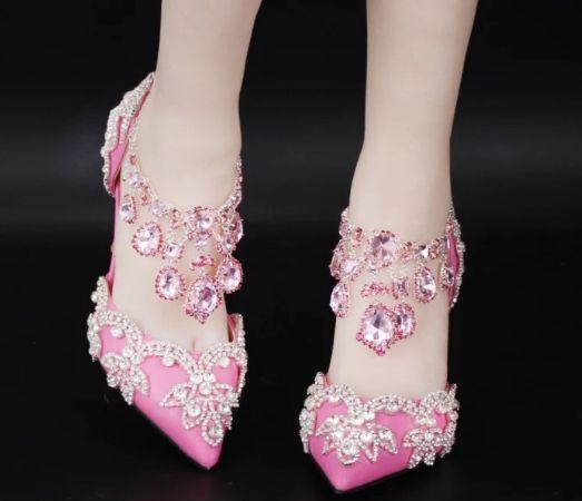 十二星座的小公主宴会鞋,白羊座优雅大气,处女座像蝴蝶翩翩起舞