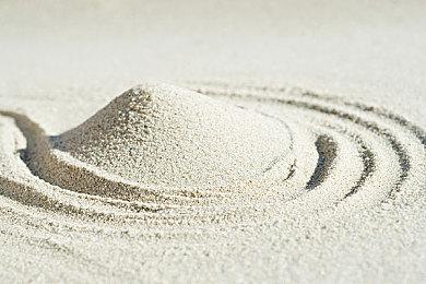 弯曲_图案_沙子_特写_高清图片_全景视觉