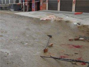 信阳市平桥区王岗乡街道发生杀人案,捅伤女子后开车将