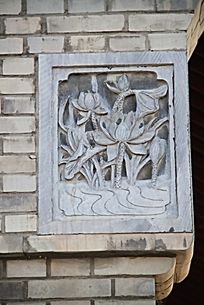 广州仁威庙青砖雕刻