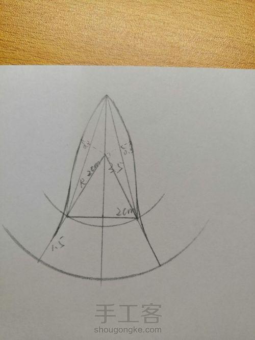 6片式渔夫帽裁剪纸样