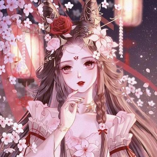 仙气古风女生头像|万事都要全力以赴 包括开心