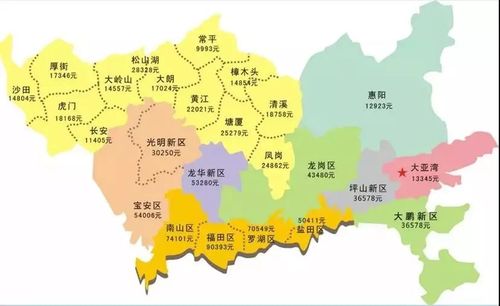 惠州大亚湾和惠阳区是深圳均价的五分之一