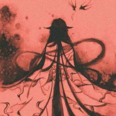 古装孤独背影漫画图片女生头像