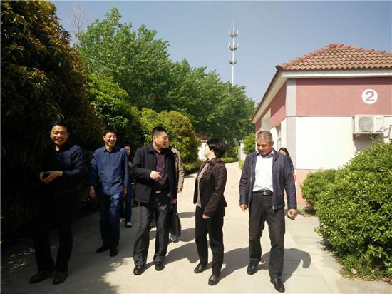 省民政厅领导到盱眙县马坝镇敬老院检查指导工作