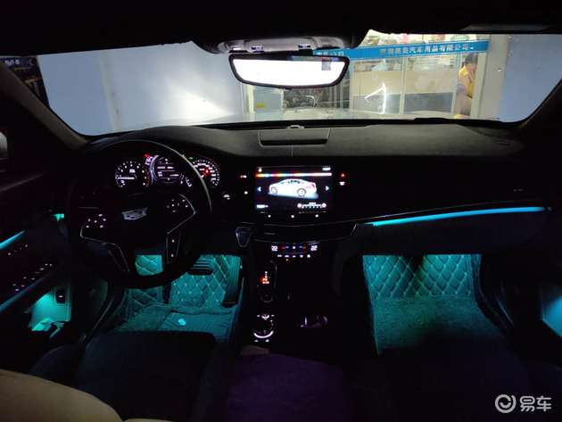 凯迪拉克ct6升级氛围灯气氛灯内饰灯
