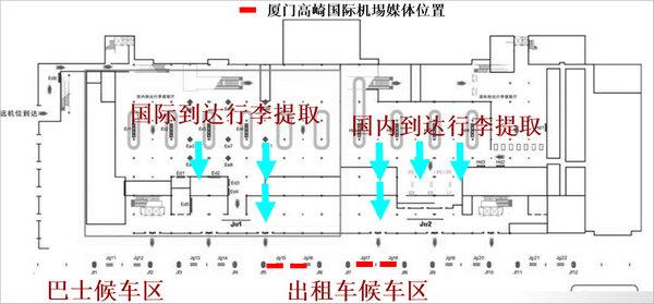 厦门机场led大屏广告位置图
