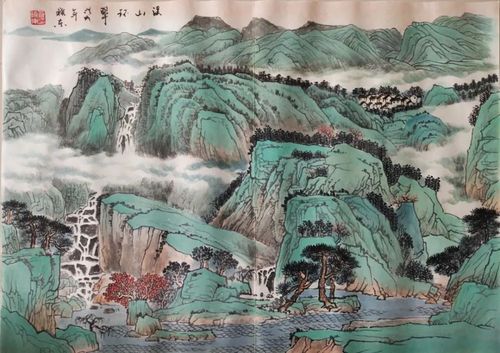 青山绿水 钟灵毓秀——罗晓东国画作品欣赏