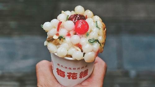 南京传统小吃梅花糕