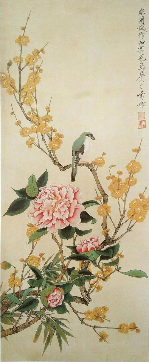 于非暗工笔花鸟作品集锦,100张高清大图!