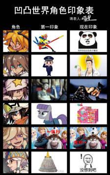 凹凸世界角色调查表