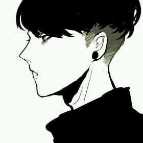 男生动漫头像高清侧脸