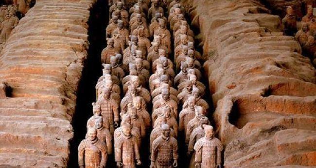 中国世界文化遗产秦始皇林兵马俑