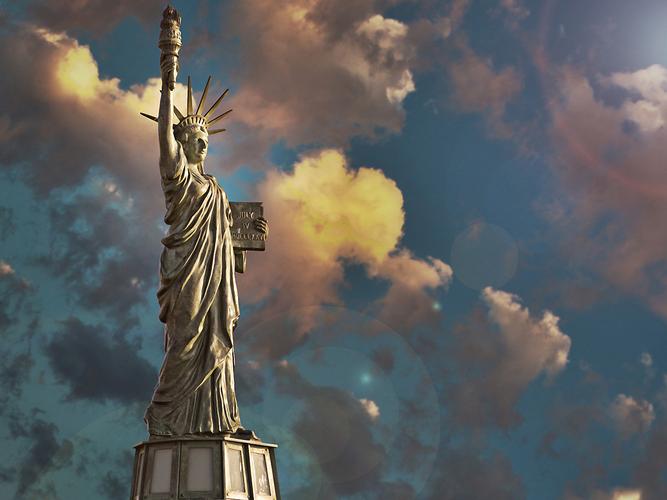 自由女神像壁纸图片