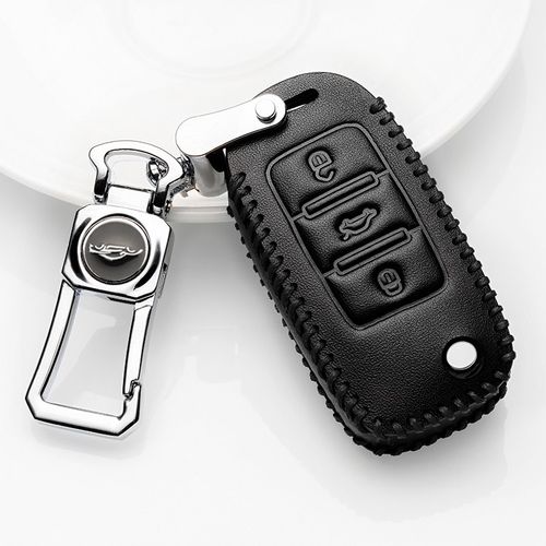 汽车专用真皮钥匙扣大众钥匙包宝来腾凌
