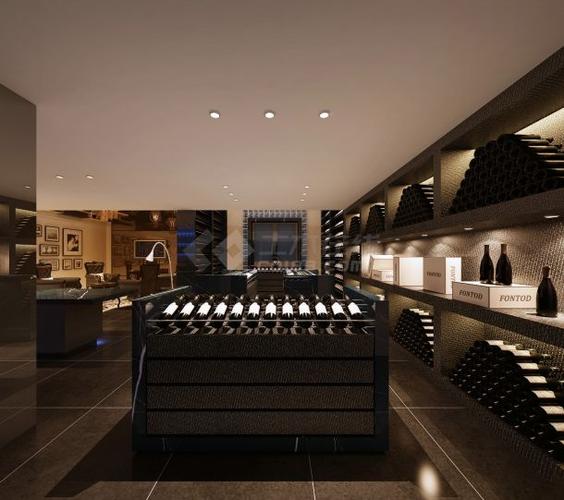 奥旭酒庄混搭风格室内装饰设计cad全套施工图(含高清效果图)