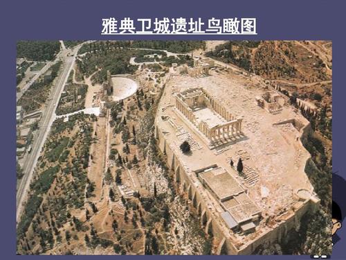 雅典卫城遗址鸟瞰图