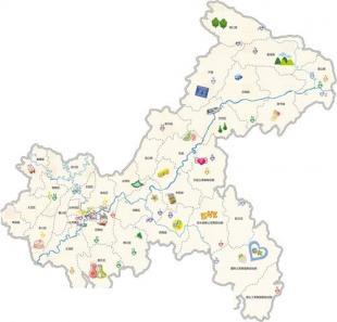重庆政区地图
