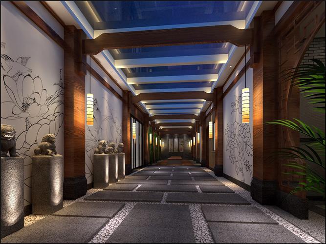 大型酒店会所装修设计样板间图片 260平米会所装修图片