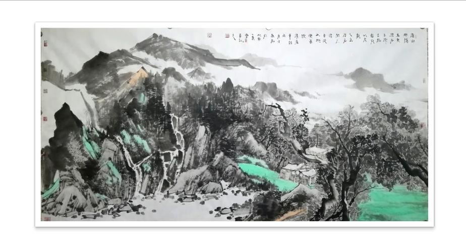 四尺山水-侯敬刚-体验式艺术电商平台_加画框选场景就