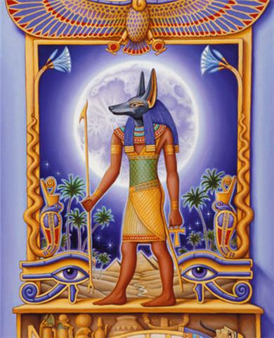 阿努比斯是埃及神话中的守卫亡者.