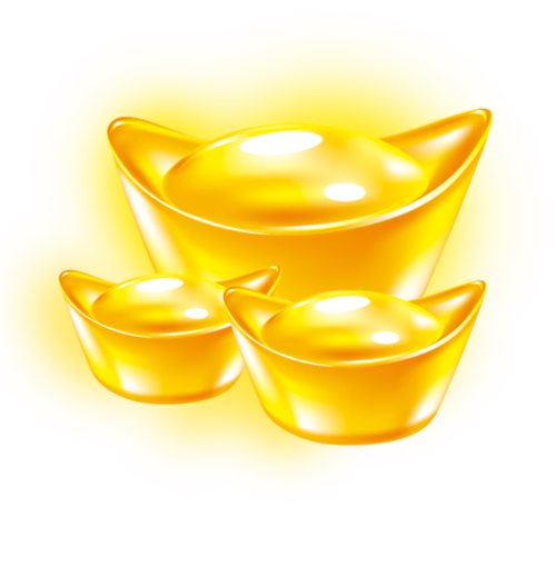 发光的金元宝简笔画