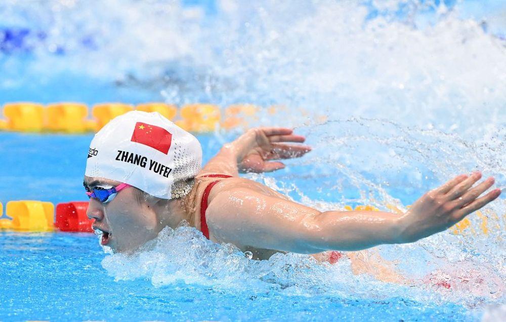 中国游泳队首枚奖牌!张雨霏夺得女子100米蝶泳银牌
