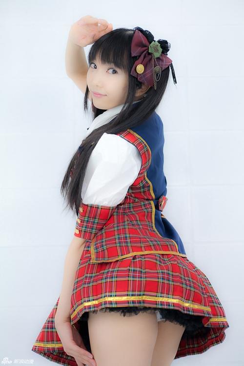 莲妹再次闪亮登场!下限少女akb48cos