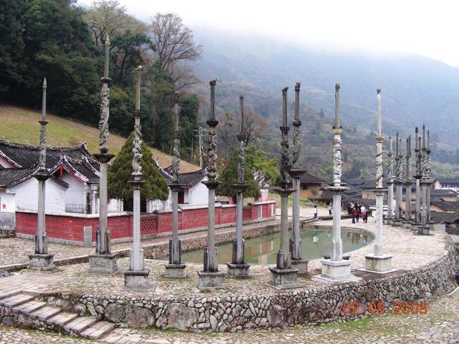 (塔下村 旗杆林)