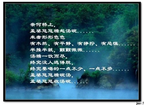 喝一碗孟婆汤,走一遍奈何桥 & 