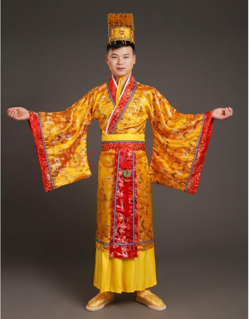 古代皇帝衣服唐朝皇帝服秦汉武帝龙袍古装太子服影楼摄影写真表演服