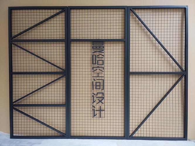 铁艺屏风隔断镂空办公室铁丝网吊顶墙面装饰工业风隔断墙厂家批发