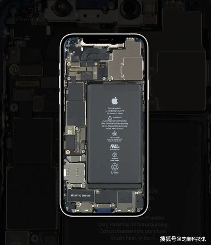 黑色炫酷有个性 iphone 12和12pro内部结构图高清壁纸下载