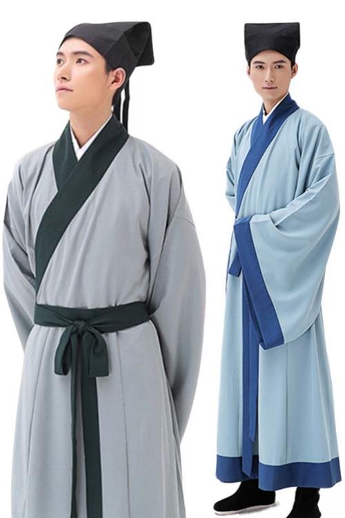 男款公子古装男宋朝书生秀才演出服装男子南宋汉服戏服青少年古代