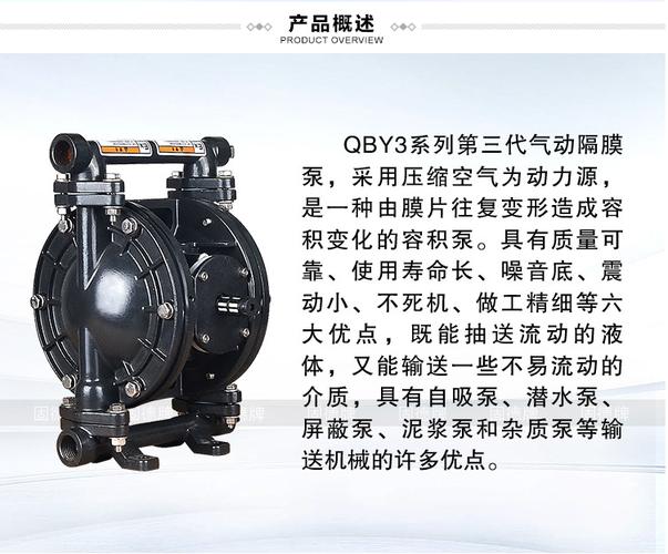 【厂家直销】边锋集团固德气动泵qby3-15gfff铸钢气动隔膜泵污水泵