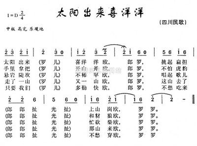太阳出来喜洋洋手抄报 手抄报图片大全集
