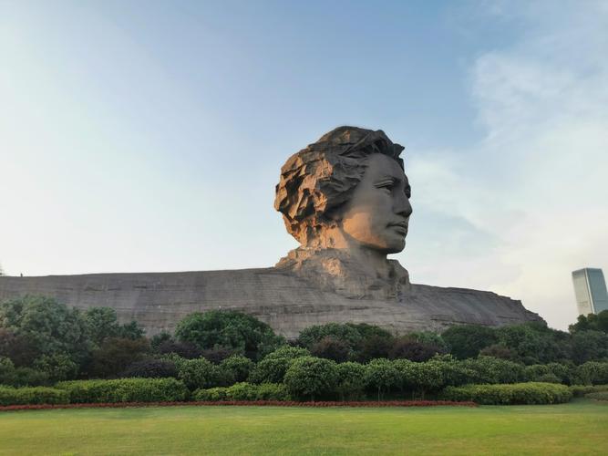 橘子洲头.看万山红遍#长沙旅游