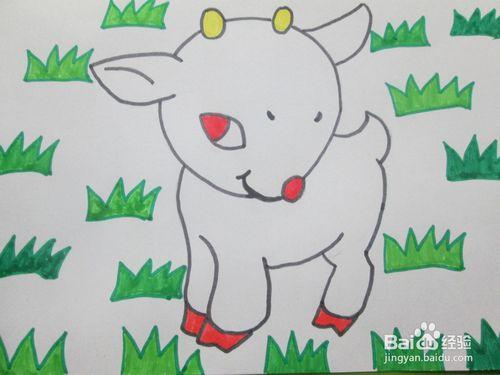 儿童学画小动物:[11]小羊羔