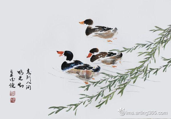 国画鸭子 #采集大赛