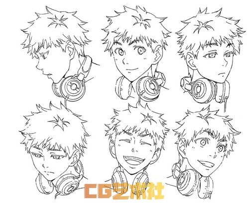 动画设定东京食尸鬼东京喰种的动画线稿原画集