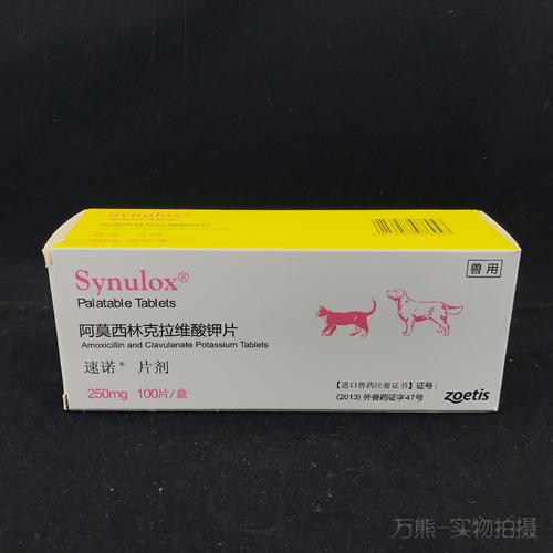 【2.5】硕腾速诺片剂250mg 宠物猫咪狗狗犬猫阿莫西片剂 10片/版