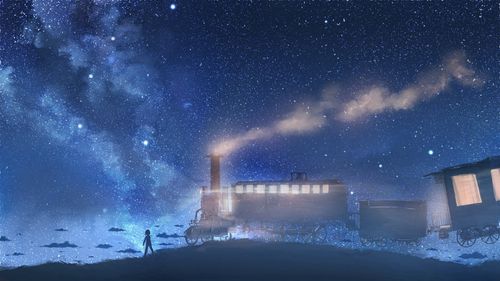 清新唯美动漫风景插画桌面壁纸