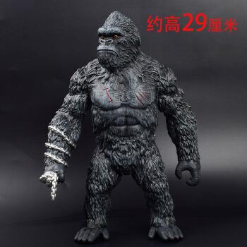 金刚大战哥斯拉金刚骷髅岛kingkong大猩猩模型摆件公仔玩具a款大号约