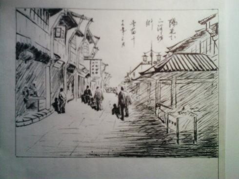 《阳光下的河坊街》(离我家不过几十米)