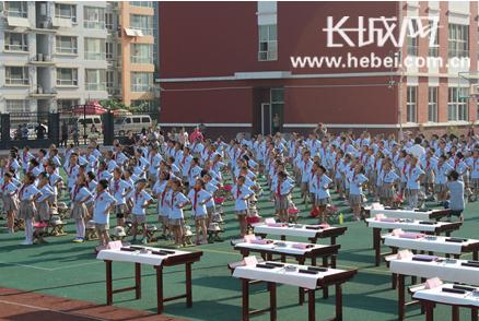 石家庄市盛世长安小学:点朱
