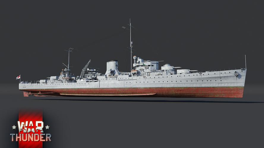 战争雷霆英国新巡洋舰-利安得级