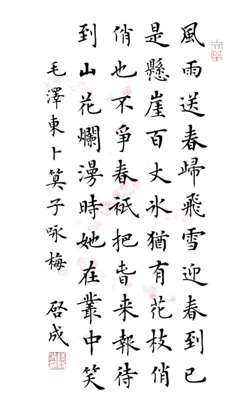 风雨送春归,飞雪迎春到.已是悬崖百丈冰,犹有花枝俏.