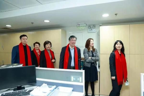 中智上海领导班子开展新春走访活动