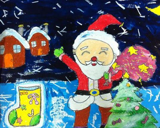 【2017以圣诞节为主题的儿童画有哪些】幼儿园圣诞节