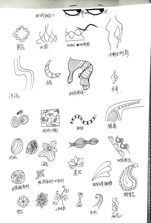 线条画 第四次作业 曲线构成